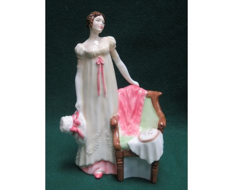 ROYAL DOULTON GLAZED CERAMIC FIGURE- EMMA, HN3843