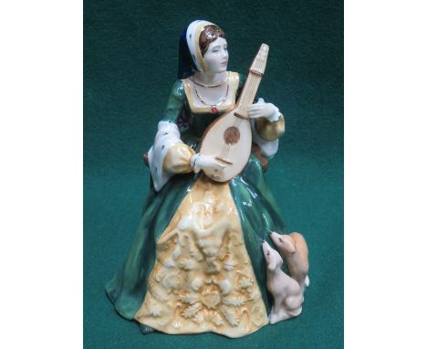 BOXED ROYAL DOULTON LIMITED EDITION GLAZED CERAMIC FIGURE- MARGARET TUDOR, HN3838