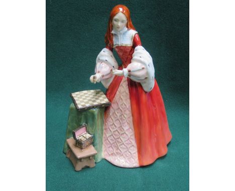 BOXED ROYAL DOULTON LIMITED EDITION GLAZED CERAMIC FIGURE- PRINCESS ELIZABETH, HN3682