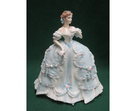 BOXED ROYAL DOULTON LIMITED EDITION GLAZED CERAMIC FIGURE- THE FIRST QUADRILLE