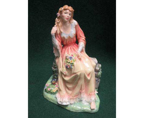 BOXED ROYAL DOULTON LIMITED EDITION 'SHAKESPEARE LADIES' GLAZED CERAMIC FIGURE- OPHELIA, HN3672