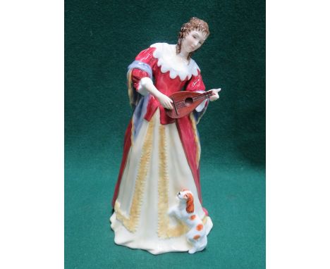 ROYAL DOULTON GLAZED CERAMIC FIGURE- HENRIETTA-MARIA, HN4260 (AT FAULT)