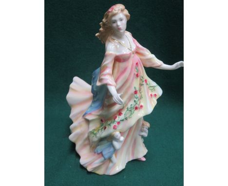 BOXED ROYAL DOULTON LIMITED EDITION 'SHAKESPEARE LADIES' GLAZED CERAMIC FIGURE- TITANIA, HN3679