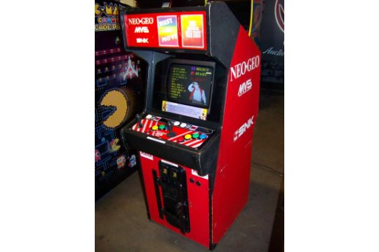 Neo Geo 2 Slot Mini Dedicated Rare Arcade Cabinet Item Is In Used