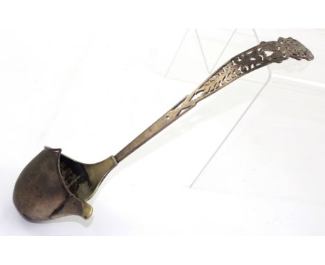 An unusual early Art Deco punch ladle, possibly Continental, marked 'BA', approx 7ozt. CONDITION REPORT There are no obvious 