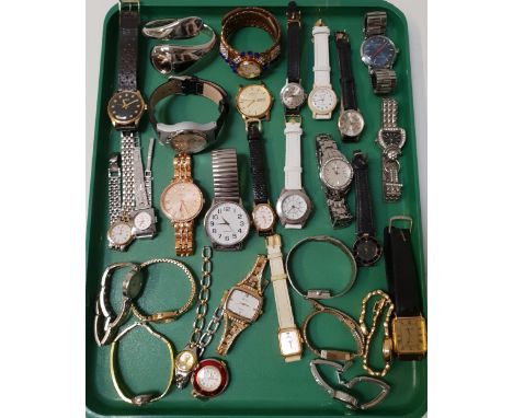 SELECTION OF LADIES AND GENTLEMEN'S WRISTWATCHESincluding vintage examples, makes to include Oris, Calvin Klein, Sekonda, Lor
