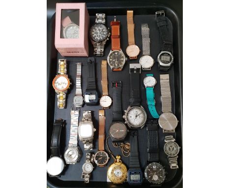 SELECTION OF LADIES AND GENTLEMEN'S WRISTWATCHESincluding Casio, Timex, Paul Valentine, Rosefield, Lorus, Daniel Wellington, 