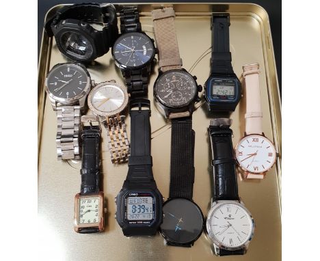 SELECTION OF LADIES AND GENTLEMEN'S WRISTWATCHESincluding G-Shock, Belushi, Timex Expedition, Casio, Hugo Boss, Michael Kors,