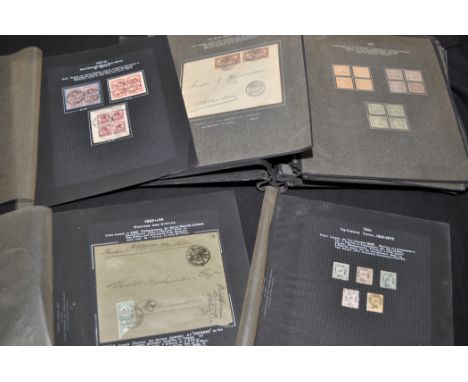 Egypt interest stamps to include, 1915/16 Army Post Office blocks; 1931 GRAF Zeppelin cover; 1889 - 98 postage due cover with