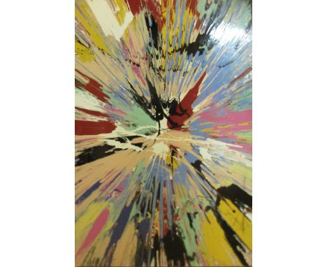 HENRY HADDOCK 'Orbit 1', gloss enamel on board, 118cm x 79cm.