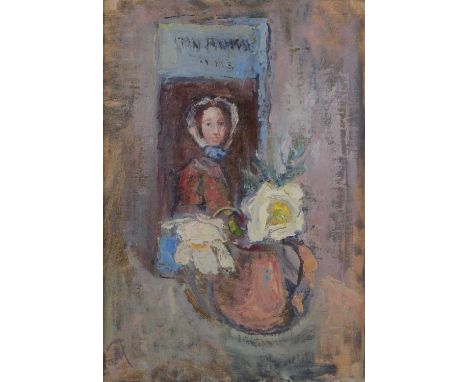 *Margaret Thomas (1916-2016)'Posy for Allan Ramsay'signed in initials l.l., oil on board37.5 x 26.5cm*Artist's Resale Right m
