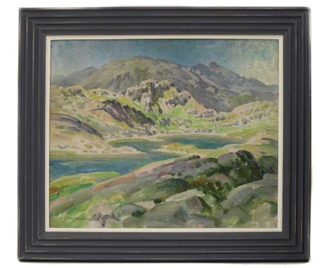 *Orlando Greenwood (1892-1989)'Llyn Llydaw'signed 'O Greenwood' l.l., oil on canvas46 x 56cm*Artist's Resale Right may apply 