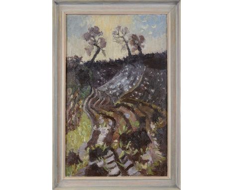 *Lucy Harwood (1893-1972)Ploughed landscape; ploughed landscape (verso)oil on canvas68.5 x 44cm*Artist's Resale Right may app