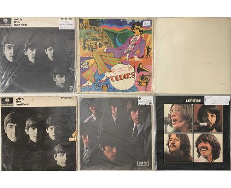 STONES / BEATLES - LP SELECTION. A selection of 27 x LPs. Titles include The Beatles inc White Album (PMC 6067, 'Mfd. in U.K.