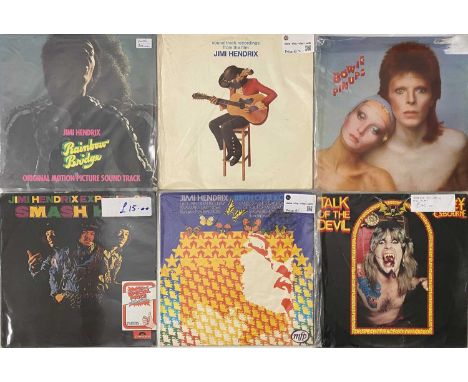 CLASSIC ROCK - LP COLLECTION. A smashing collection of around 85 rock LPs. Artists/ titles include David Bowie - Pinups, Ozzy