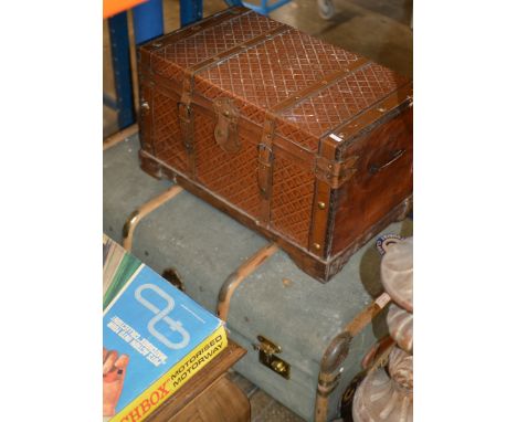 VINTAGE TRAVEL TRUNK &amp; 1 OTHER TRUNK     