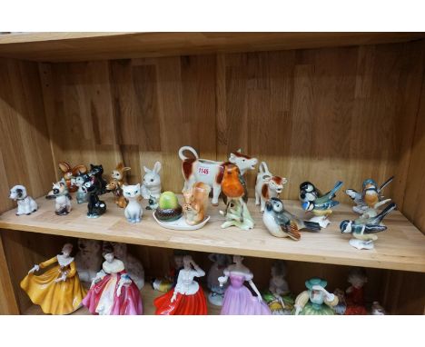 A collection of Goebel animals, to include a cruet. (22) 