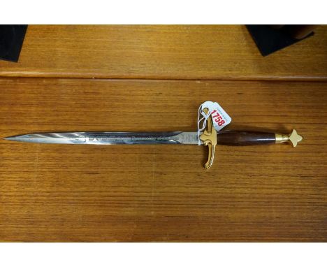 A 'BFBS Sports Personality of The Year' dagger, by Wilkinson. 