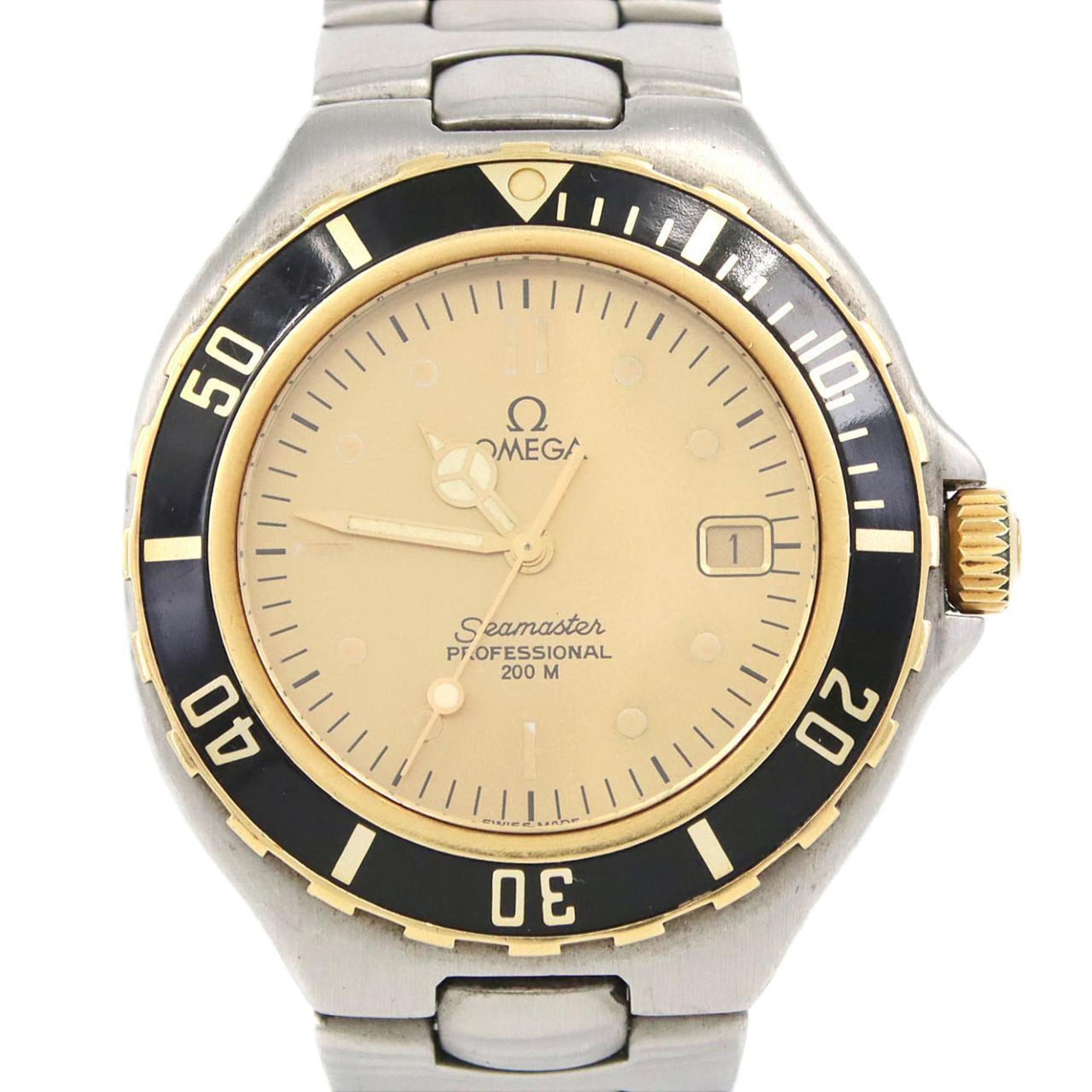 Omega Seamaster 200 Two-Tone 396.1062 SSxYG Quartz Watch
