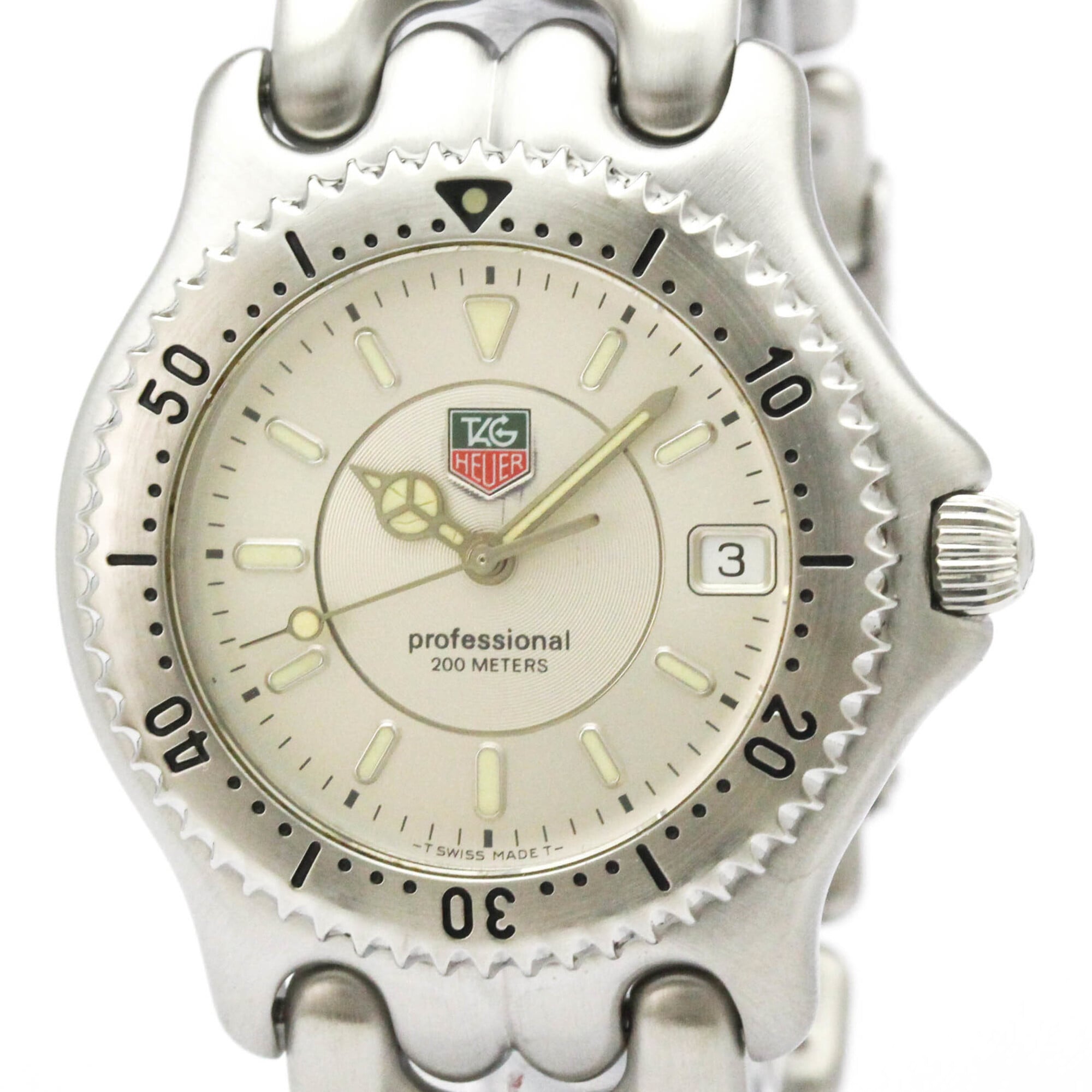 TAG HEUER Sel Professional 200M Quartz Mens Watch WG111B Polished