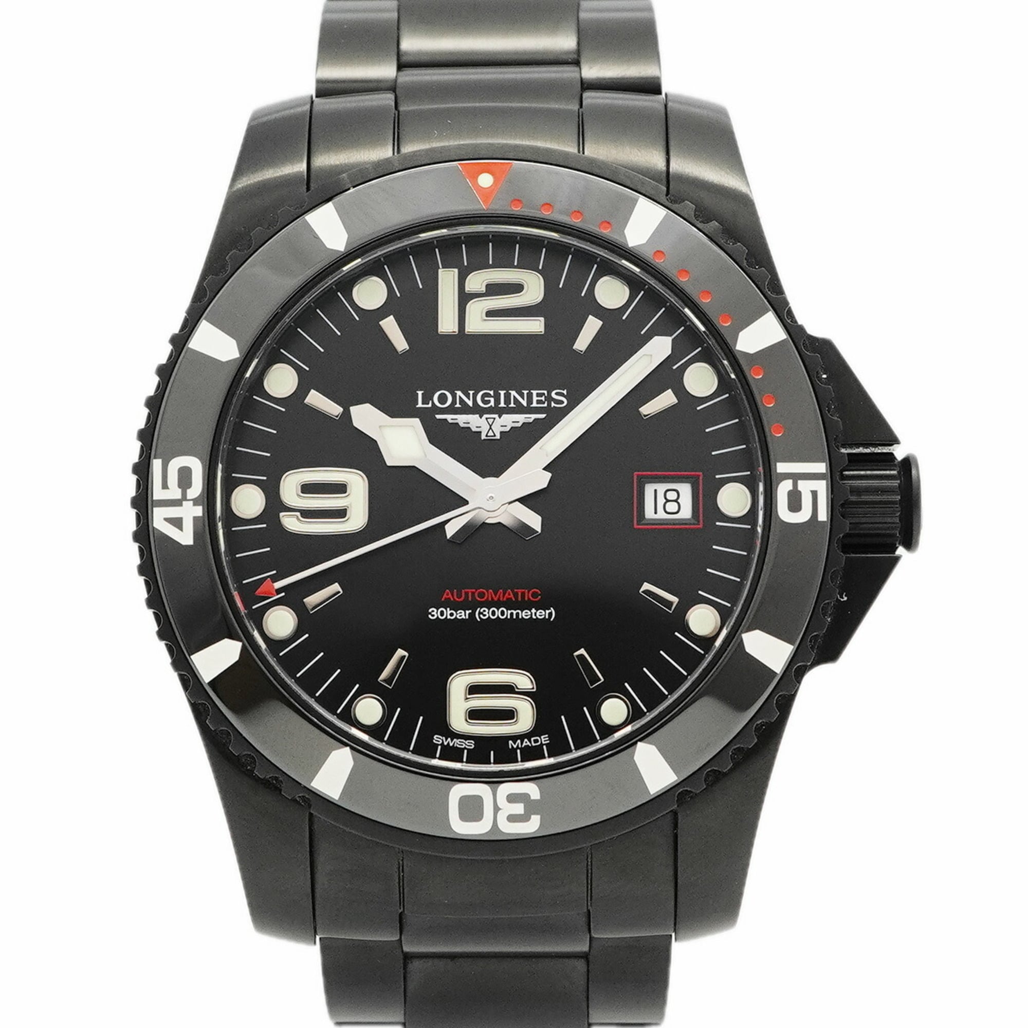Longines HydroConquest L3.742.2 Black Dial Men\'s Watch