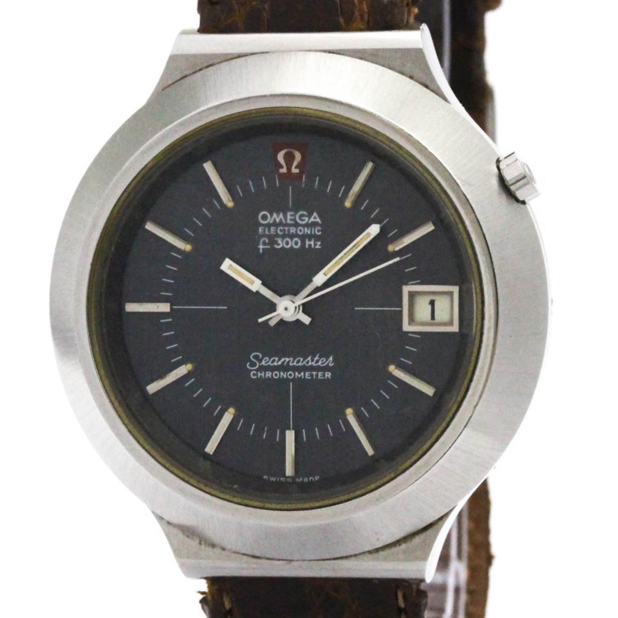 OMEGA Seamaster Electronic f300 Hz Steel Quartz Mens Watch 198.012