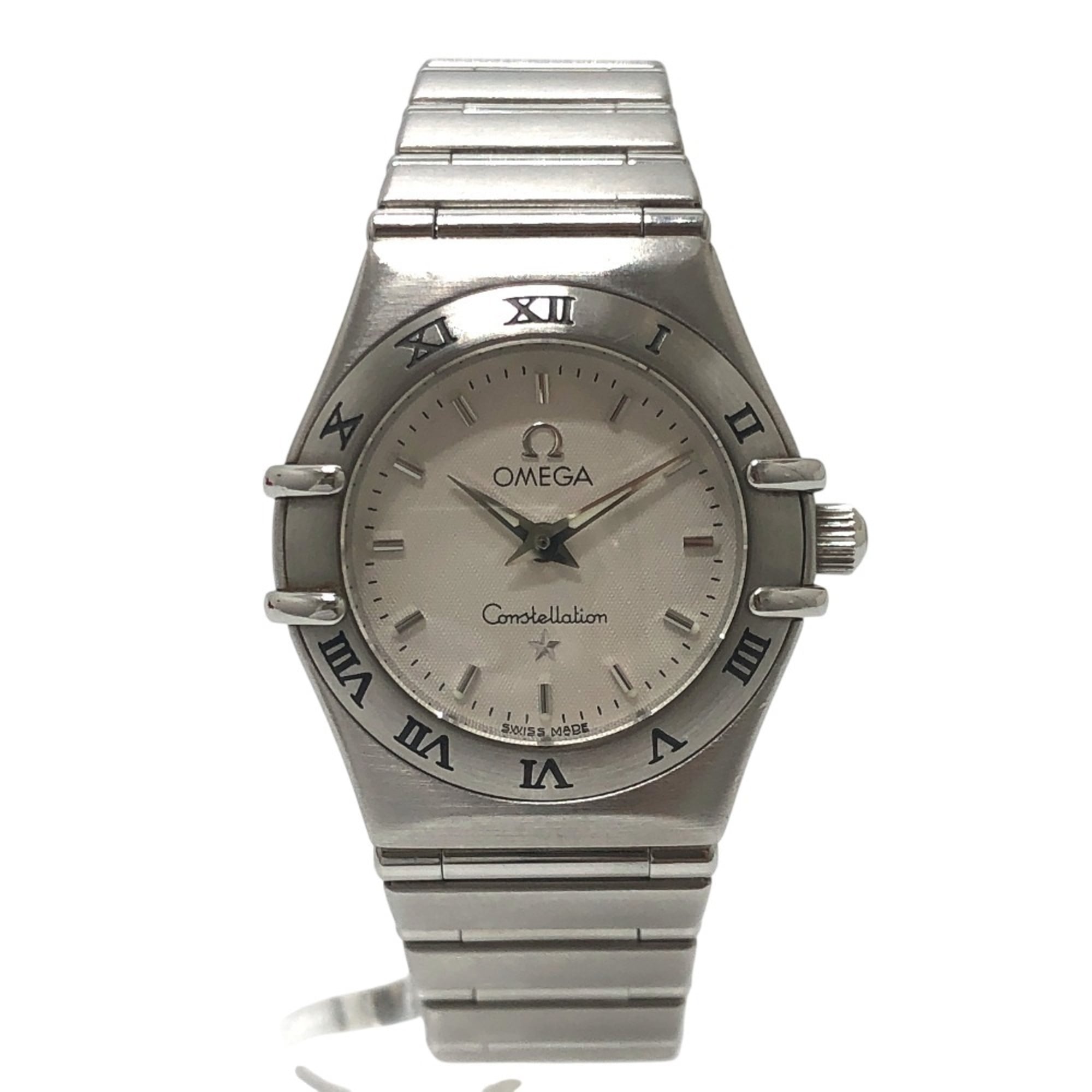OMEGA 1572.3 Constellation Quartz Watch, Stainless Steel, Women\'s, Silver