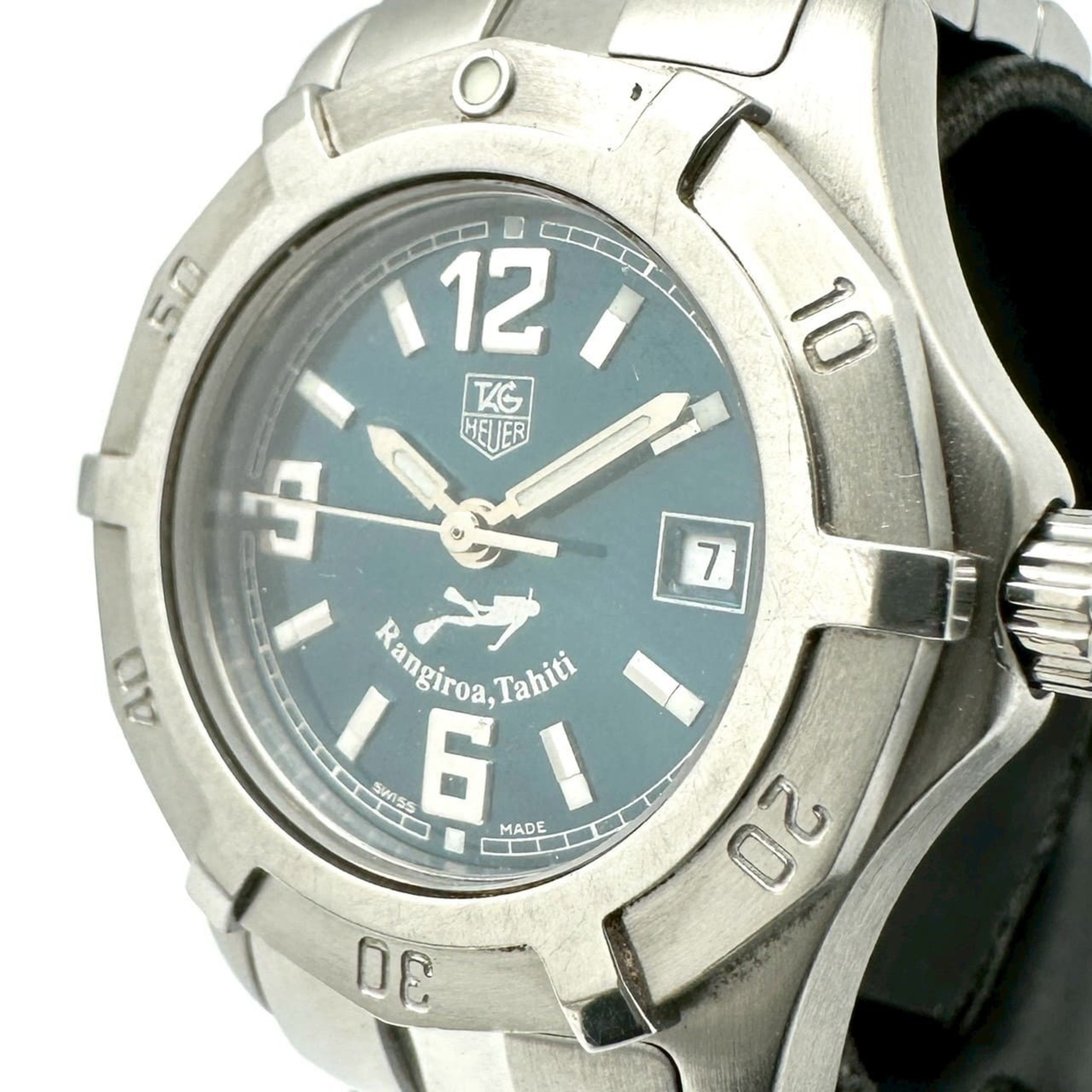 TAG HEUER Rangiroa Tahiti Exclusive Watch, Limited Edition of 1,500 Pieces, Date, WN131A.BA033, Stai