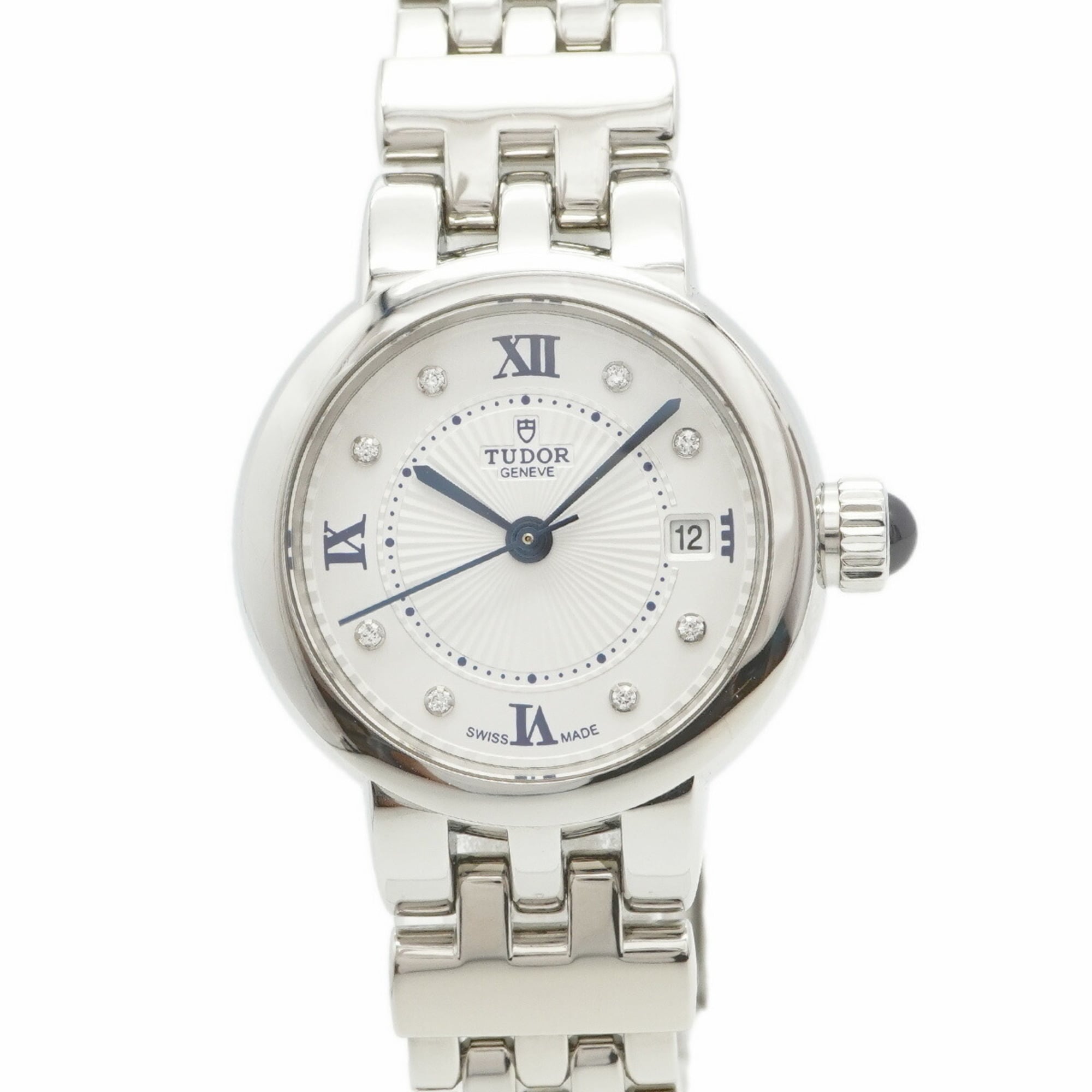 Tudor Coudre Rose 35200 Silver Dial Women\'s Watch