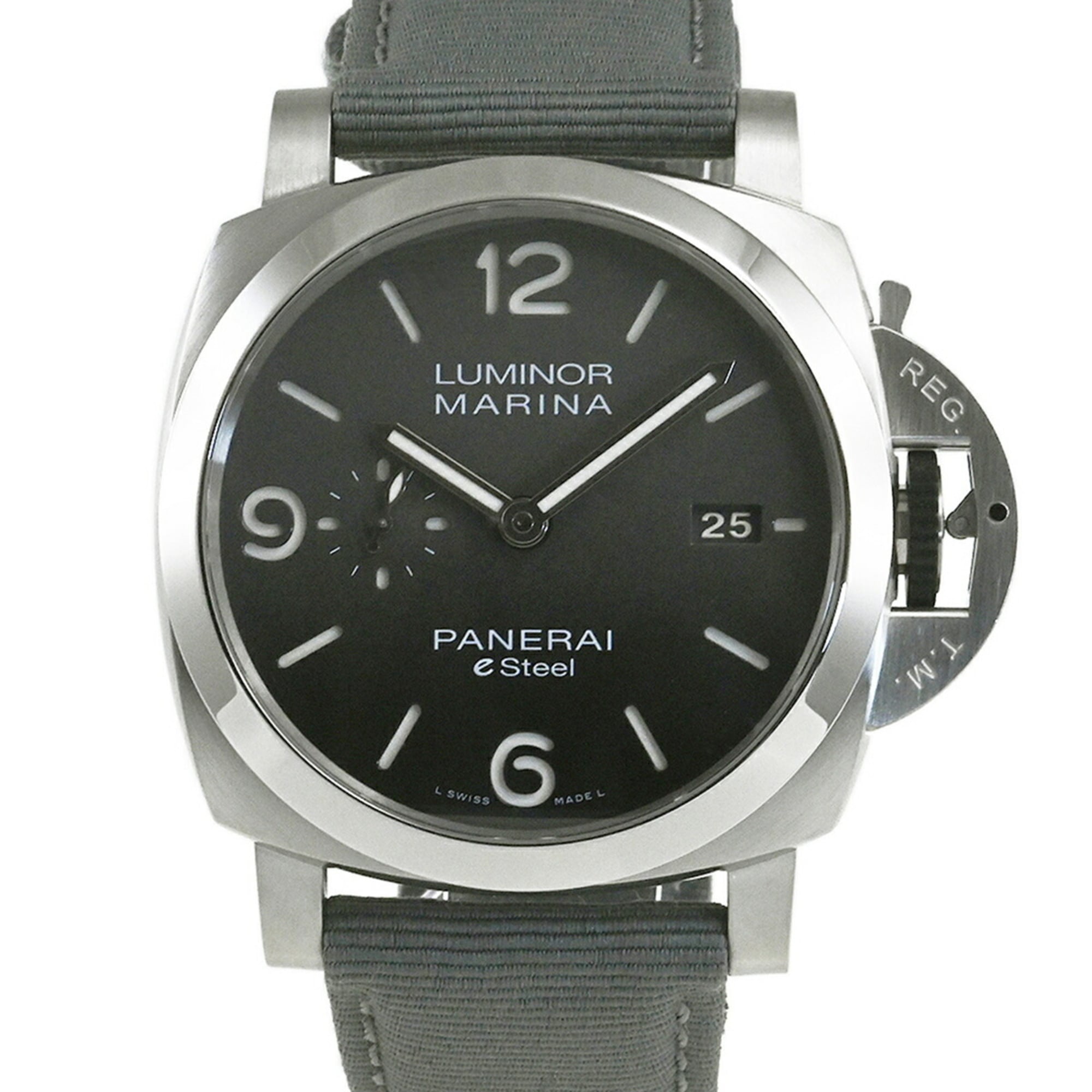 PANERAI Luminor Marina Grigio Roccia Watch 44mm PAM01358