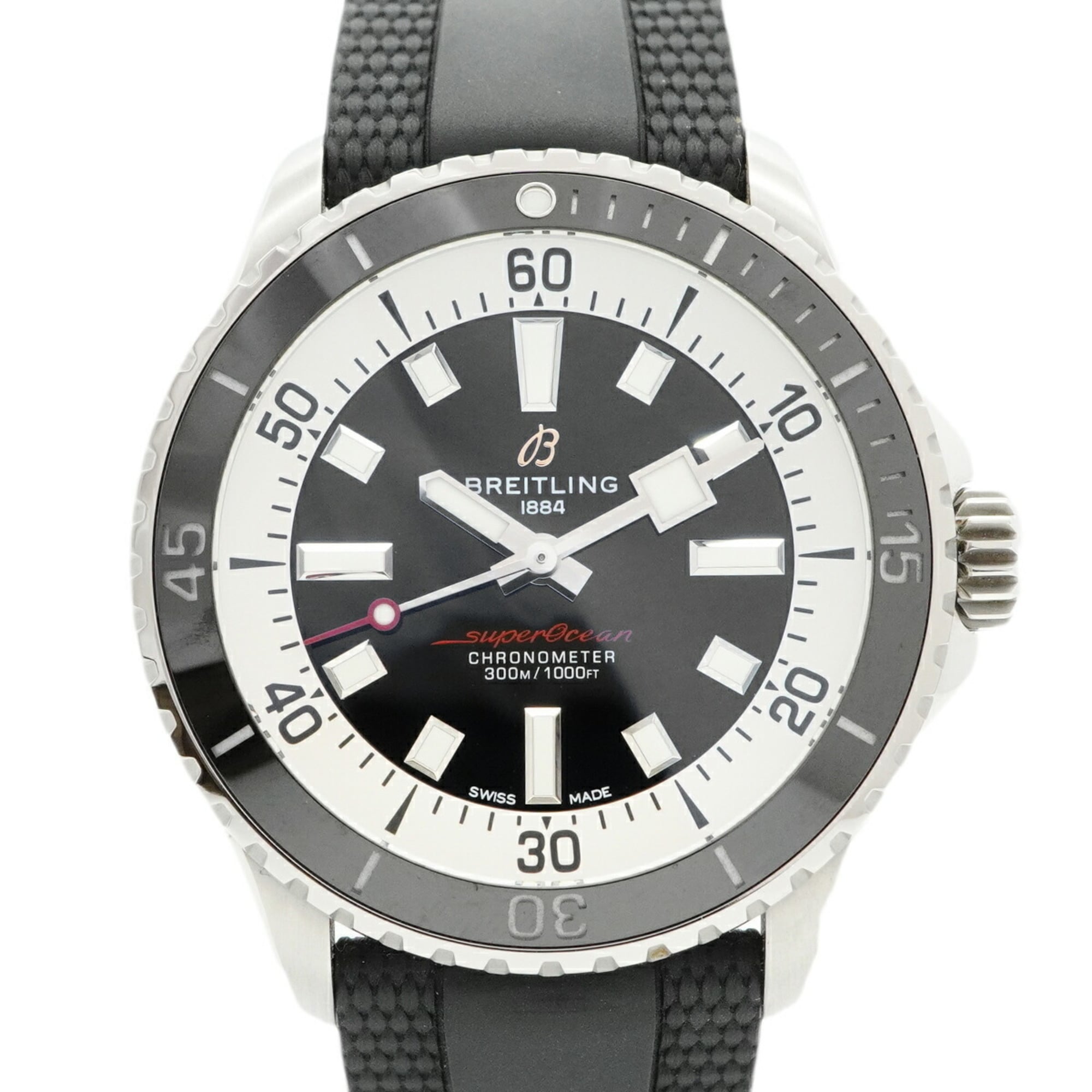 Breitling Superocean A17375 Black Dial Men\'s Watch