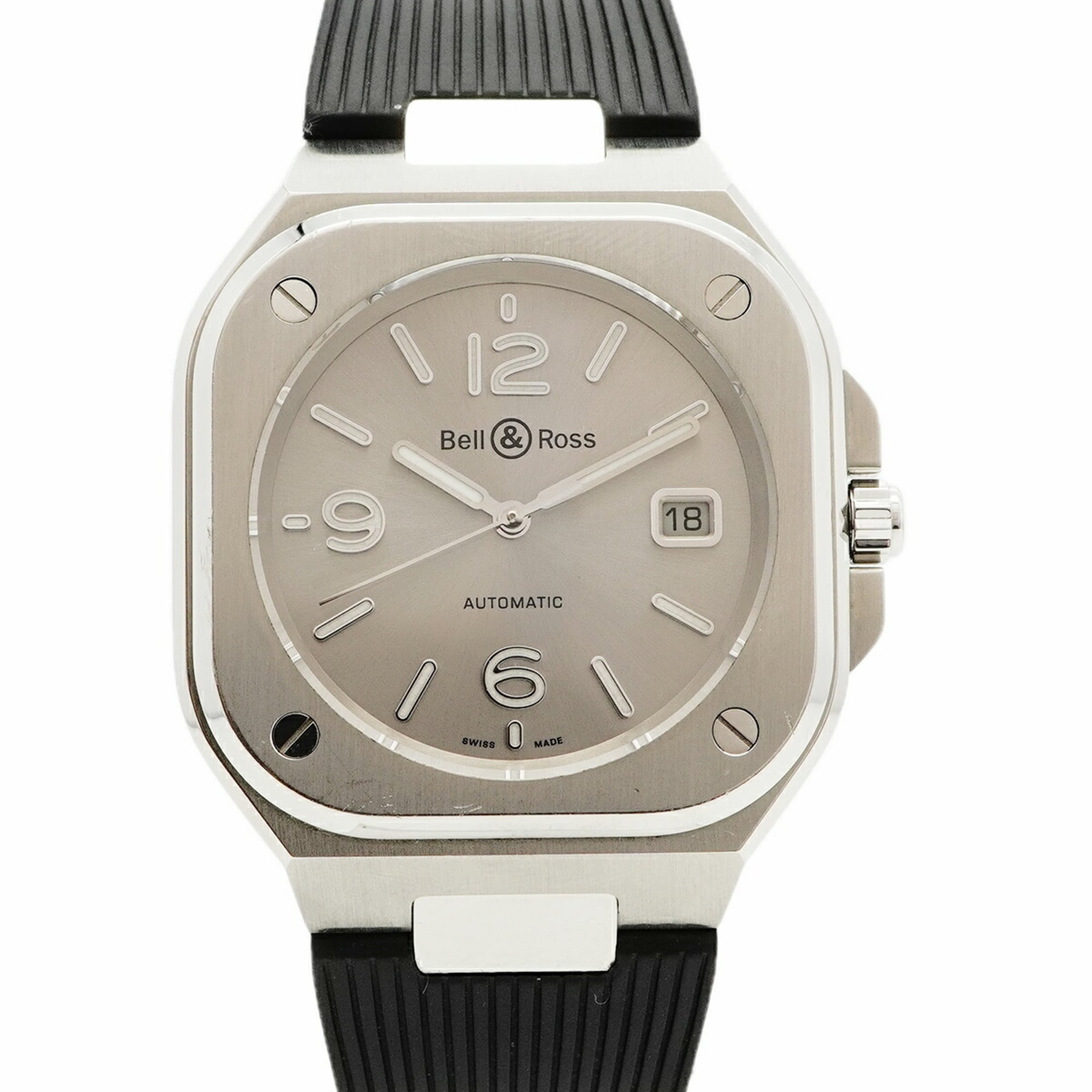 Bell & Ross BR-05 BR05A-GR-ST SRB Silver Dial Men\'s Watch