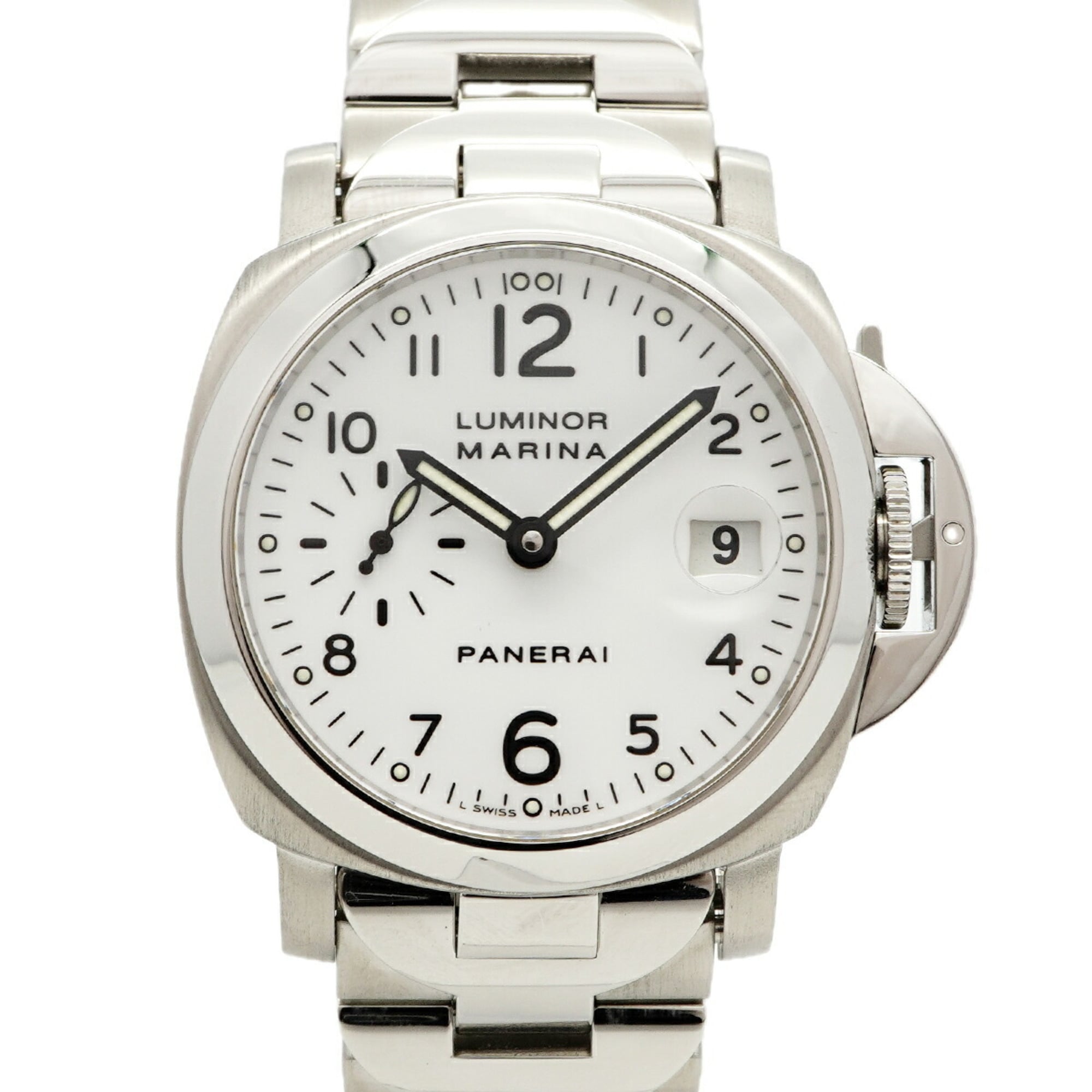 Officine Panerai Luminor Marina PAM00051 White Dial Men\'s Watch