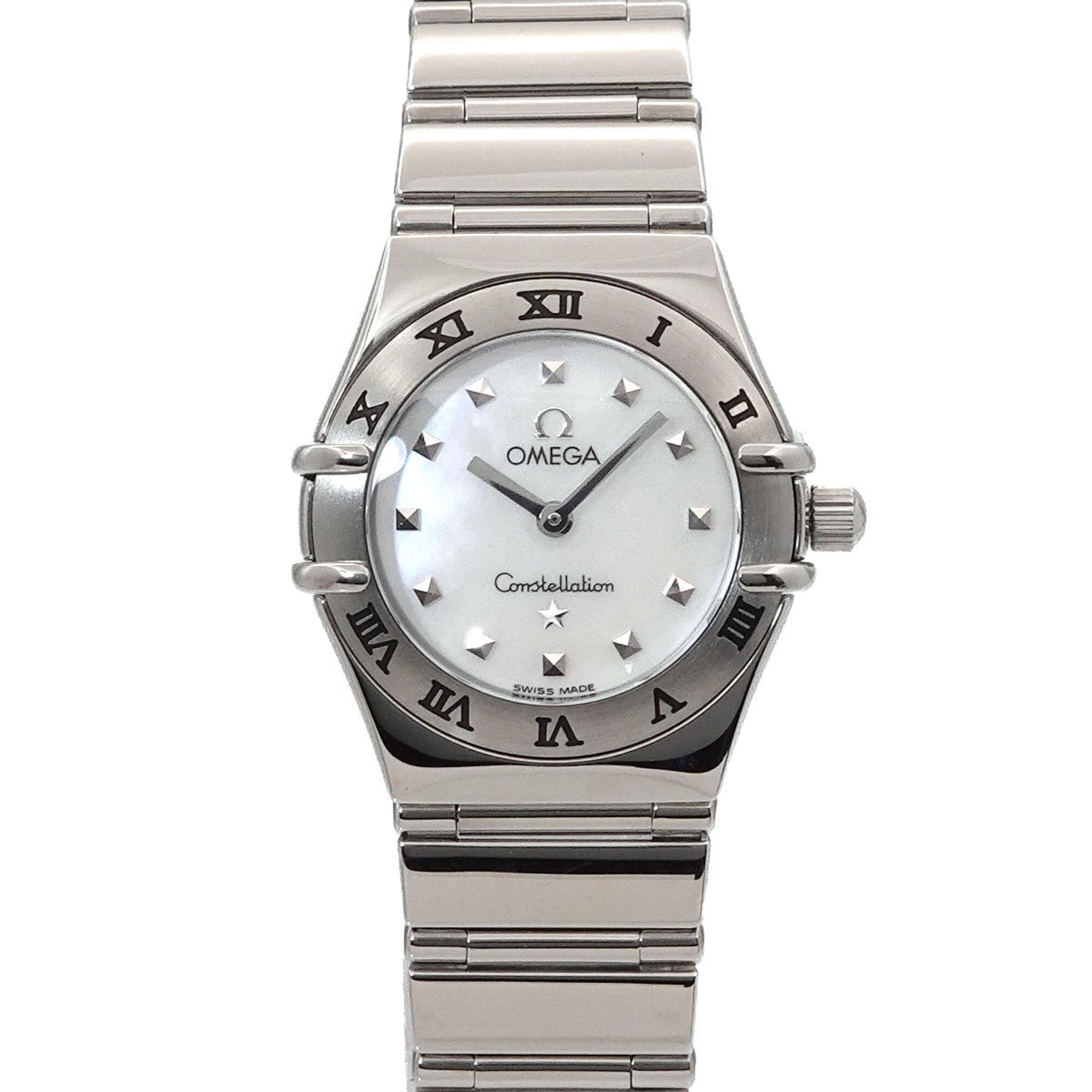 Omega Constellation Mini My Choice 1561 71 Women\'s Watch White Shell Quartz