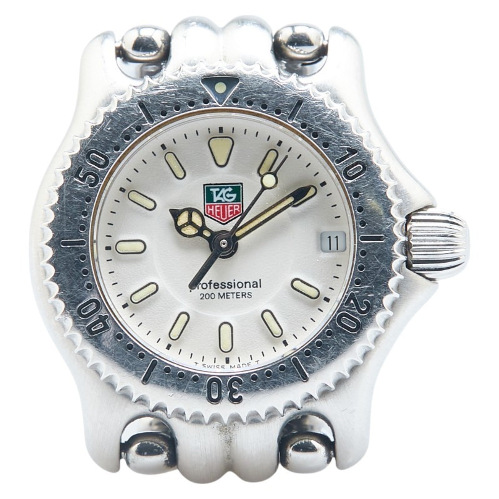 TAG Heuer Professional Watch WG1412-0 Quartz White Dial Stainless Steel Women\'s HEUER