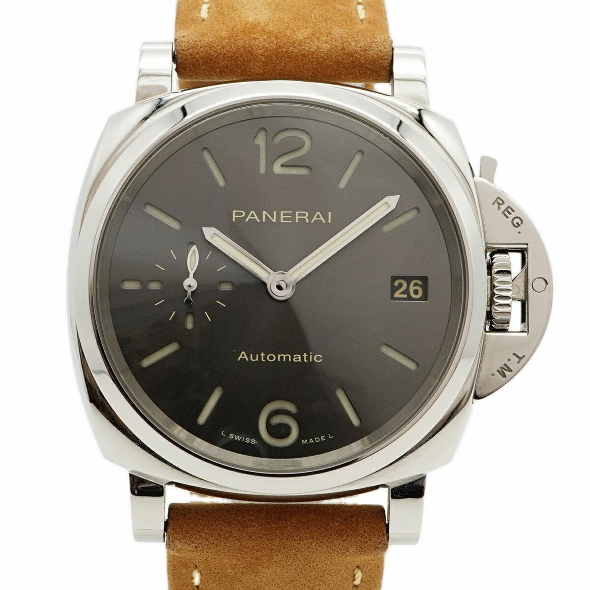 Officine Panerai Luminor Due PAM00755 Gray Dial Watch (Boys\' Size)