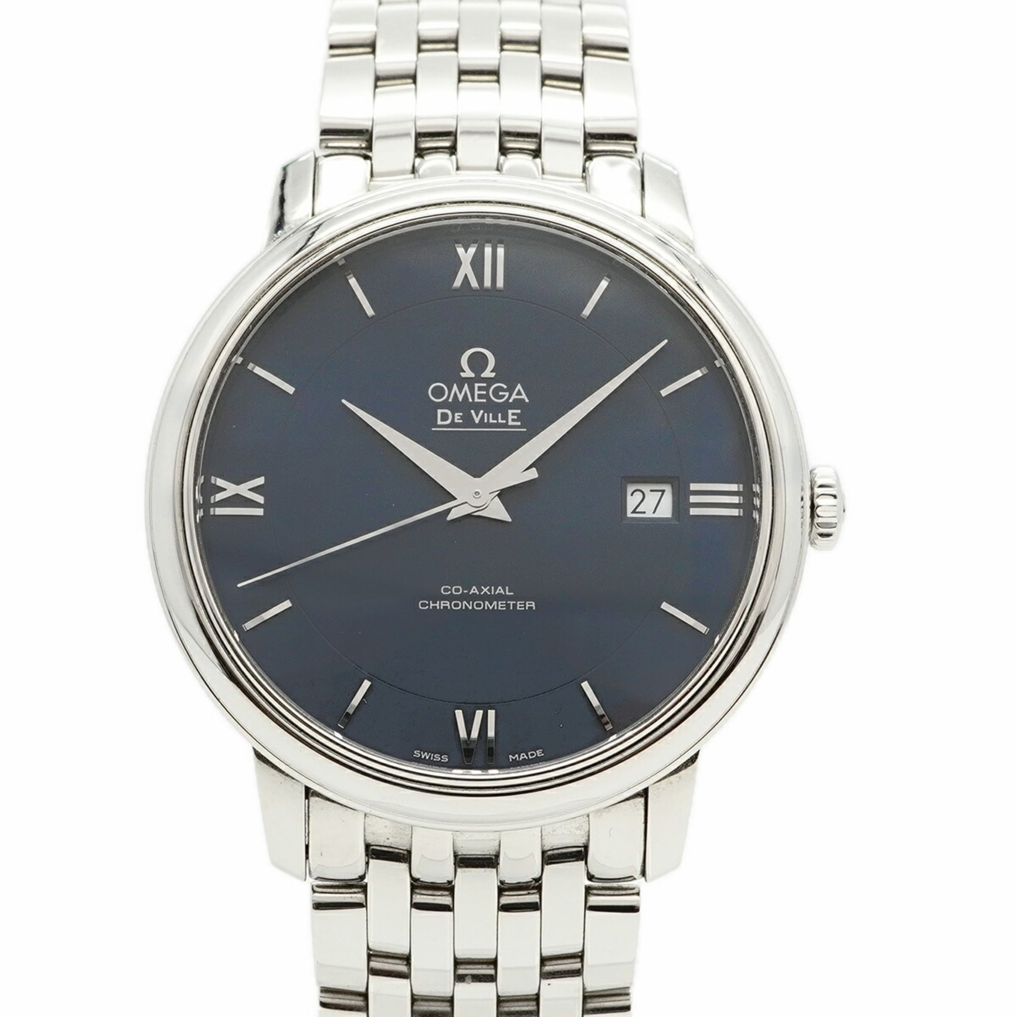 Omega De Ville 424.10.40.20.03.001 Navy Dial Men\'s Watch
