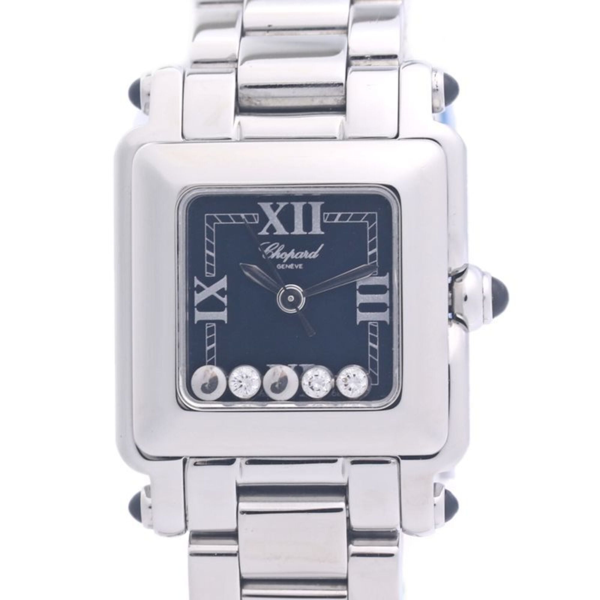 Chopard Happy Sport 5-Diamond 27 8893-23 DB Women\'s Watch Stainless Steel 40318