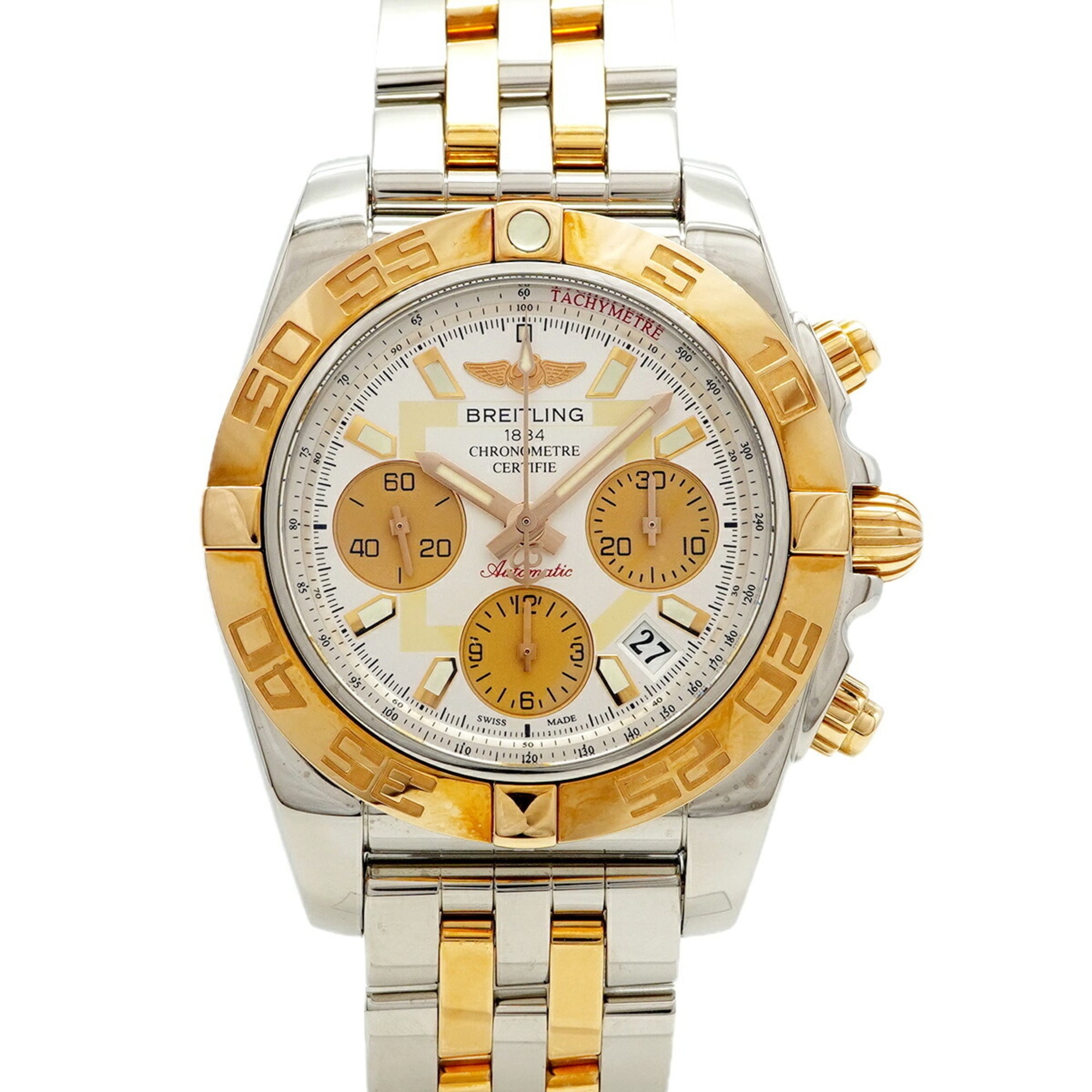 Breitling Chronomat 41 CB0140 Silver Dial Men\'s Watch