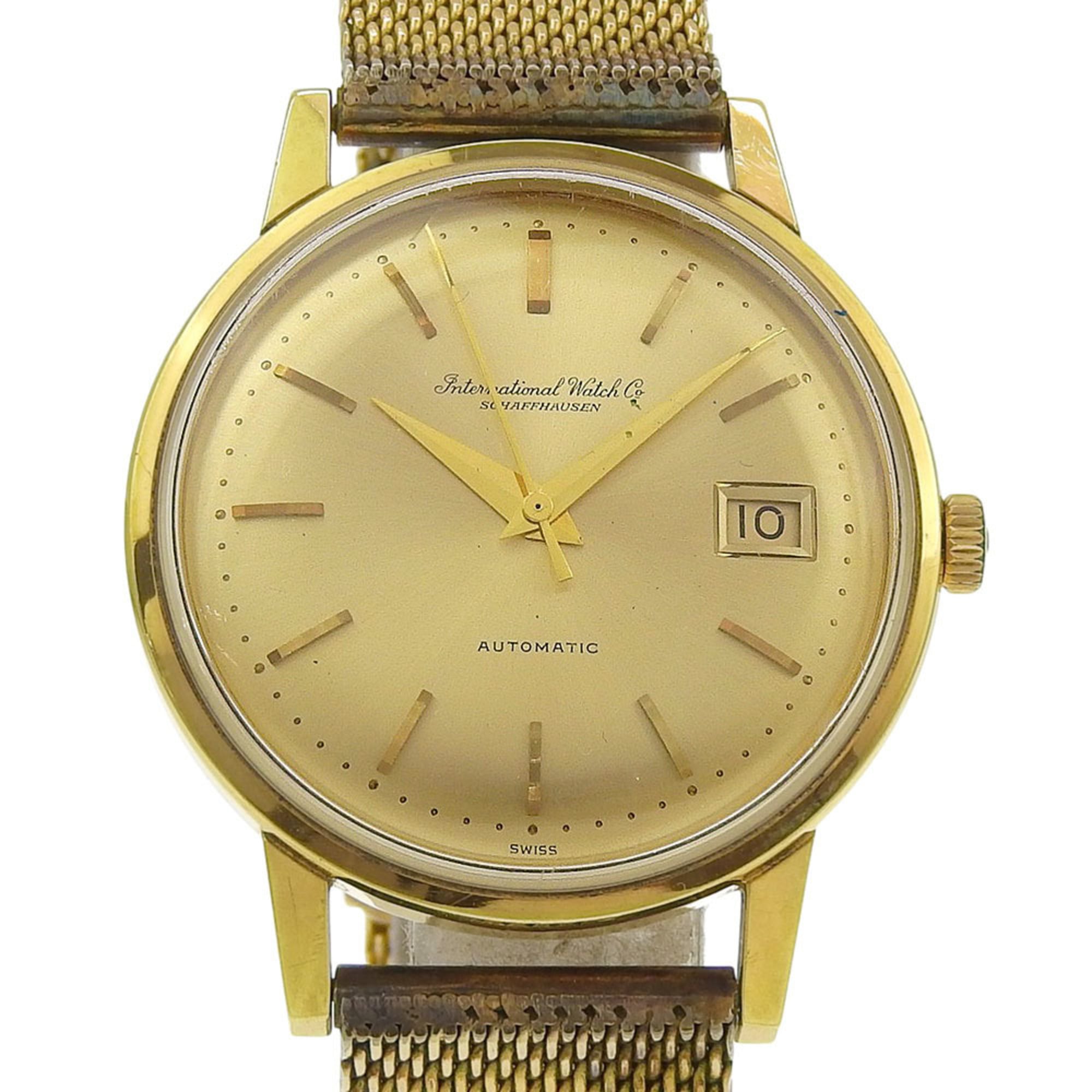 International Watch Company IWC Caliber 8541 Men\'s Automatic with Gold-Plated Analog Display and Go