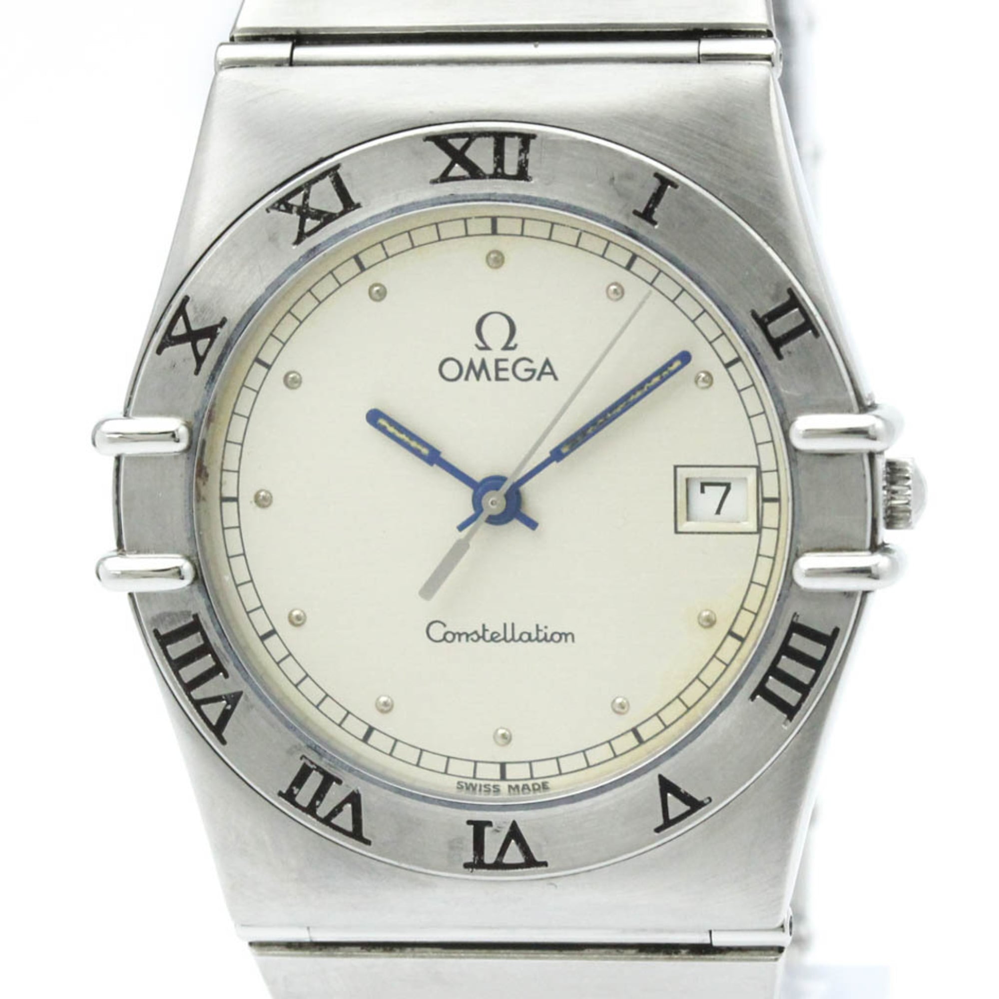 OMEGA Constellation Stainless Steel Quartz Mens Watch 396.1070 Polished