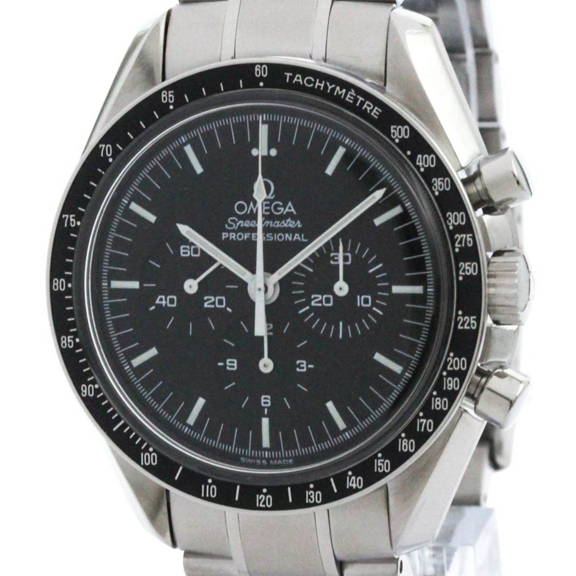OMEGA Speedmaster Professional Apollo 17 LTD Steel Moon Watch 3574.51 Polished