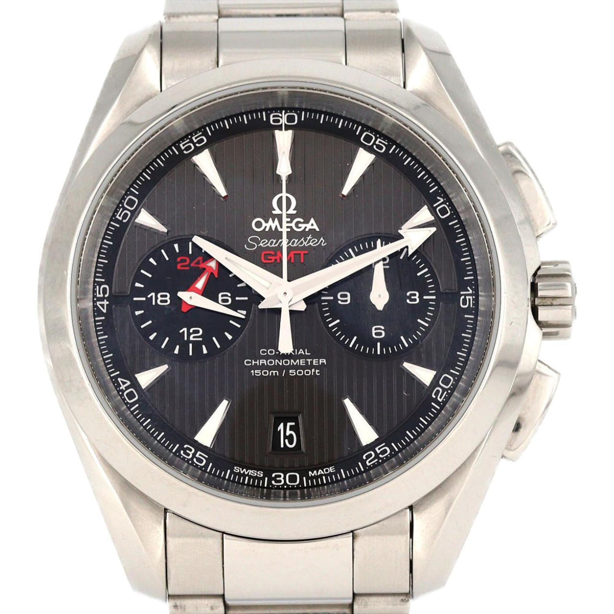 Omega Seamaster Aqua Terra Chronograph GMT 231.10.43.52.06.001 Stainless Steel Automatic Watch