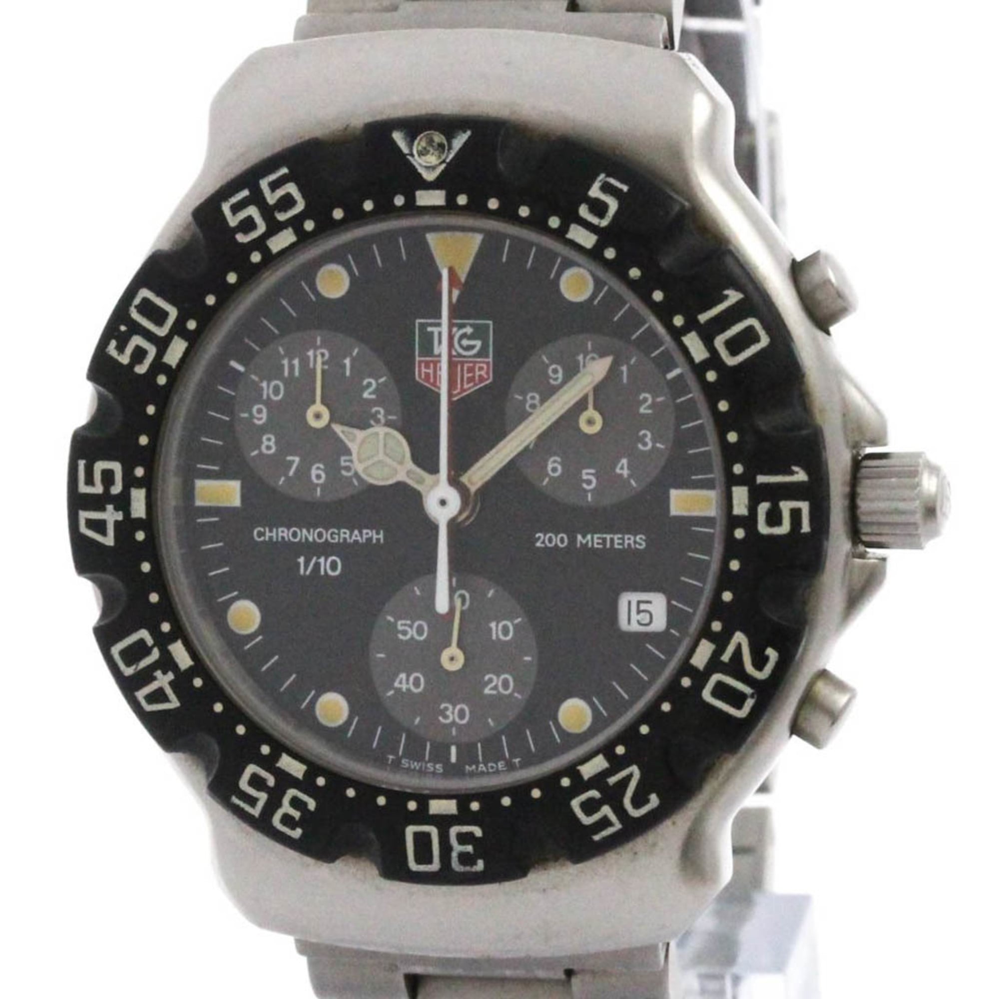TAG HEUER 2000 Formula 1 Chronograph Steel Quartz Mens Watch CA1211