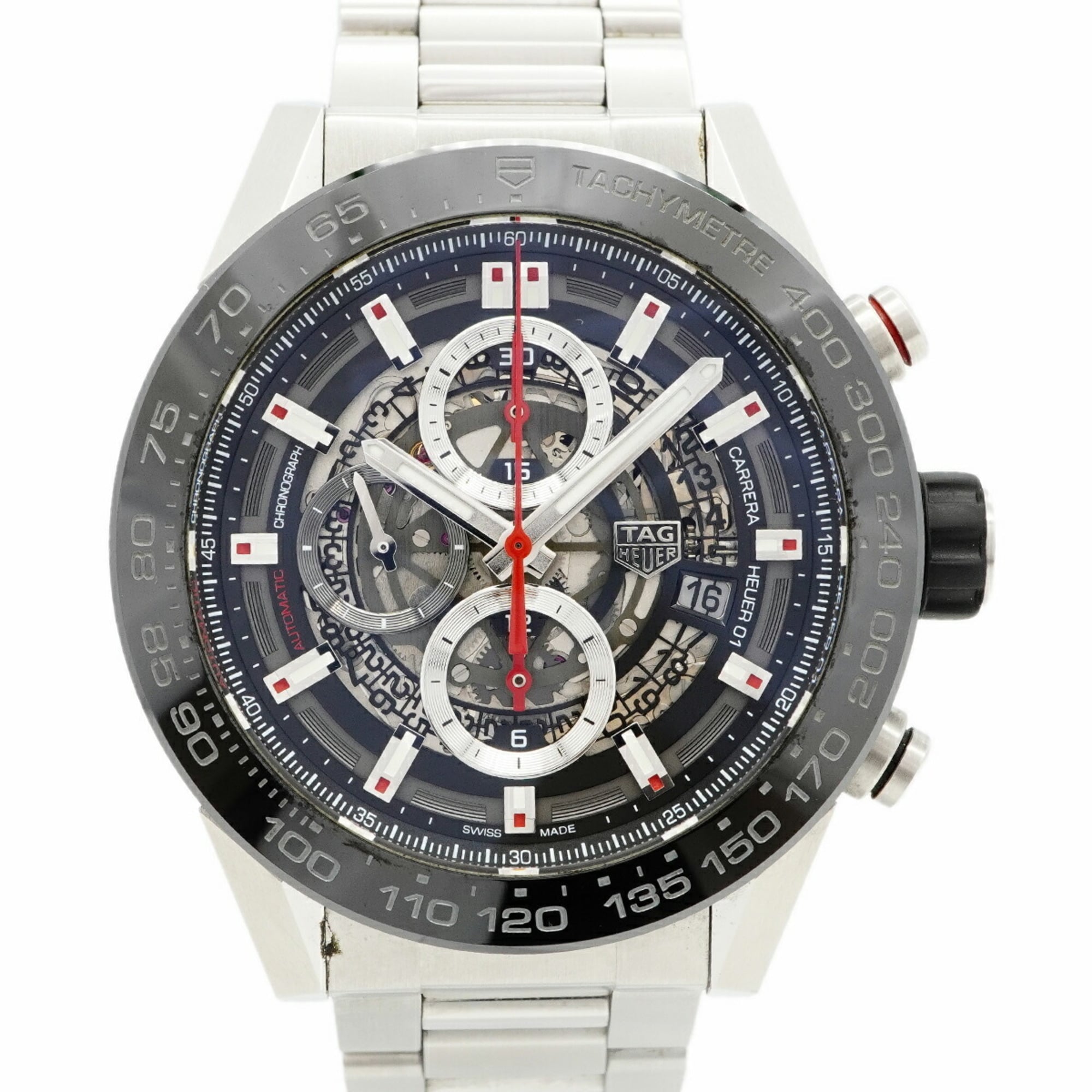 TAG Heuer Carrera CAR2A1W Skeleton Dial Men\'s Watch