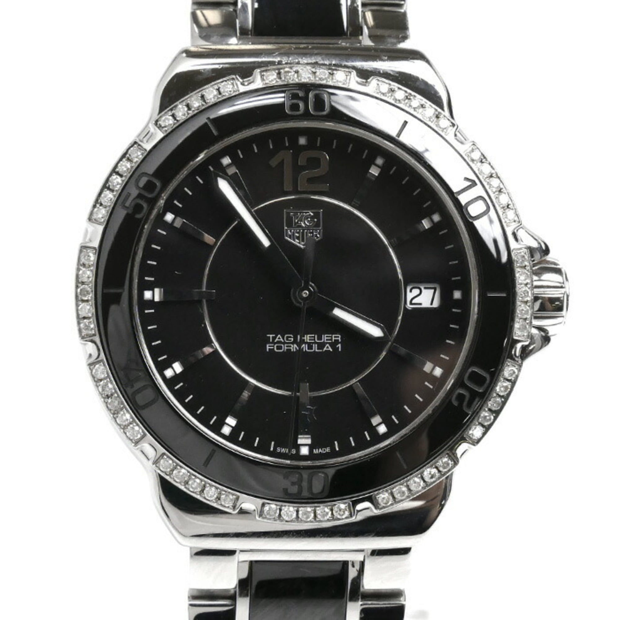 TAG HEUER Formula 1 Diamond Watch, Battery-Powered, Women\'s, WAH1212.BA0859