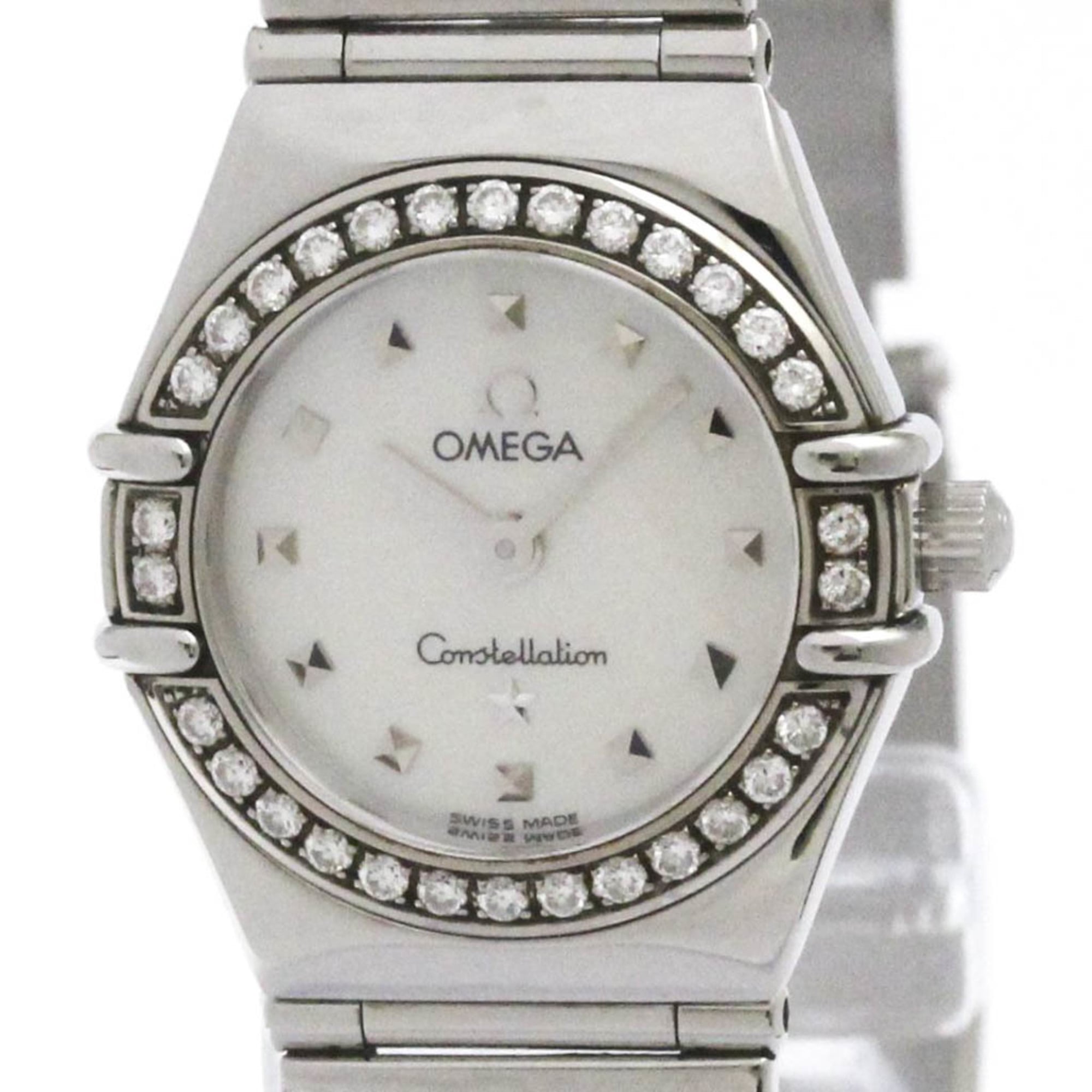 OMEGA Constellation My Choice Diamond MOP Dial Watch 1465.71 Polished