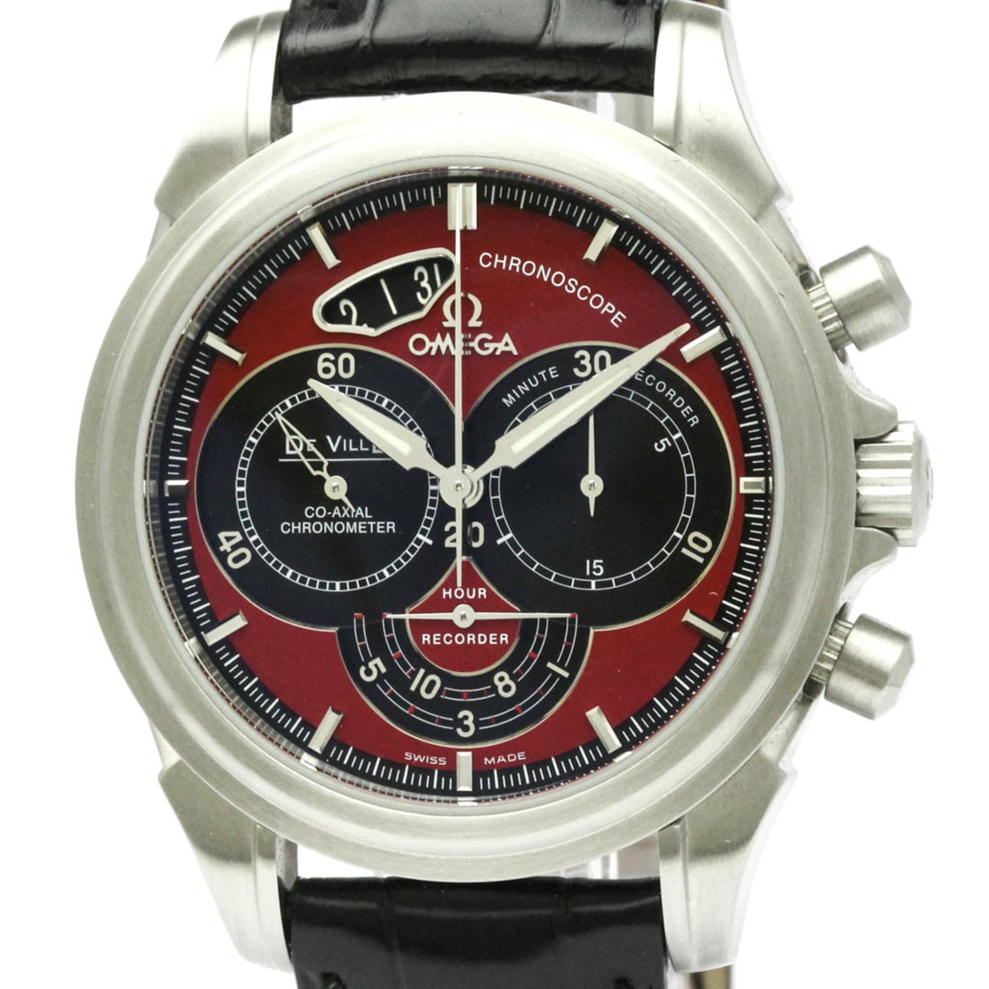 OMEGA De Ville Chronoscope CO-Axial Steel Watch 4851.61.31 Polished