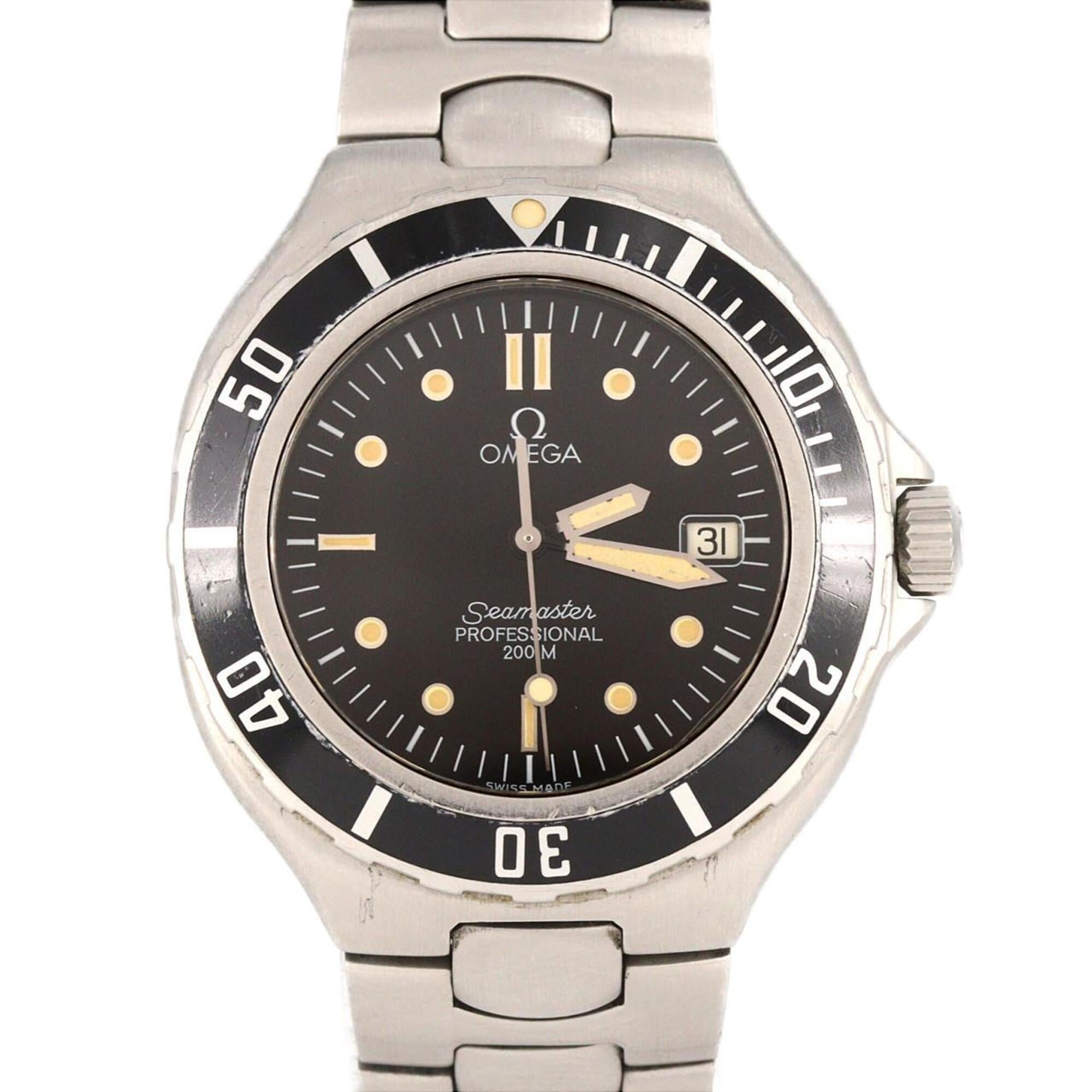 Omega Seamaster 200 396.1062 Stainless Steel Quartz Watch