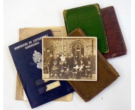 WWI army "Small Book", WWII pay and release books to members of the Dale family 